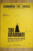 Vintage Piano Sheet Music The Graduate Movie Scarborough Fair Canticle 1... - $10.88