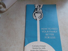 Carnation How to Feed Your Family for Less Booklet - $6.84 CAD