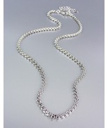 Designer Style Silver Box Chains 24&quot; Long Necklace Chain - £12.04 GBP