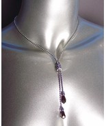 CLASSIC Designer Style BALINESE Smoky Brown Topaz Crystals Cable Necklac... - £27.35 GBP