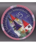 Excalibur 20th Anniversary 1990-2010 Las Vegas $5 Ltd Edition  Chip - $203.25 MXN