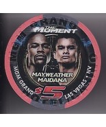 MAYWEATHER VS MAIDANA MAY 3 2014 $5 @ MGM GRAND Boxing Chip - £23.93 GBP