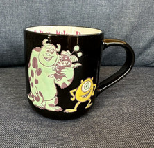 2023 Sulley, Mike &amp; Boo Embossed Coffee Mug Ceramic Disney Cup Monsters ... - £15.89 GBP