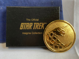 1994 Sterling Silver Franklin Mint Star Trek Arkaria Logo Emblem Badge 27.73g - $49.45