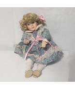 DanDee Vintage Porcelain Wind Up Musical Animated Doll Blonde Hair - £15.91 GBP