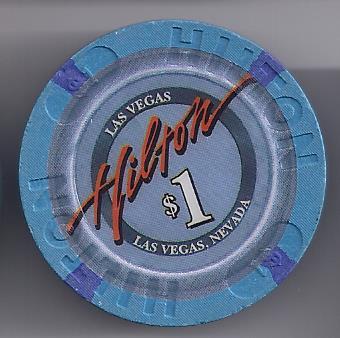 Primary image for $1 Las Vegas Hilton Hotel Casino Chip