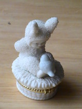 Dept. 56 2001 Snowbunnies “Tweet, Tweet, Tweet” Trinket Box  - £15.81 GBP