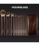 10 PCS Hourglass Makeup Brush Makeup Powder Foundation Concealer + Leath... - $98.28 CAD