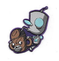 Invader Zim Animated TV Series Gir Monkey Drink Embroidered Patch, NEW UNUSED - £6.28 GBP