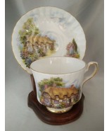 ROYAL STAFFORD Bone China (England) Cottage Tea Cup &amp; Saucer (Display Only) - £7.62 GBP