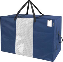 Navy Hyper Venture Folding Mattress Storage Bag - Sturdy Carry Case Fits For - £32.99 GBP