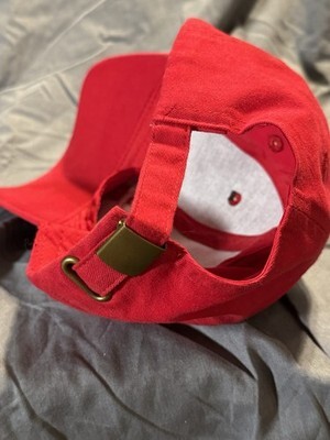TRACKER BOATS Adjustable Hat Cap Red & Black Item image 3