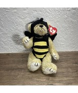 Ty Beanie Babies Beezee the Bear Plush Honey Bee Costume Clothes KG JD - $188.30 MXN