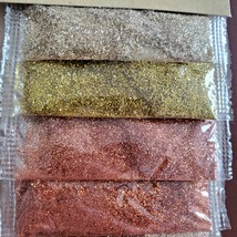 Glitter, 6 colors, Gold Silver Copper Bronze Rose Gold Brown, Crafter's Square image 5