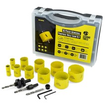 Segomo Tools 14 Piece General Purpose Bi-Metal Hole Saw Kit (3/4, HOLESAWSAE - £39.95 GBP