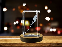 LED Base included | Palau 3D Engraved Crystal 3D Engraved Crystal Keepsake/Gift - £31.45 GBP+