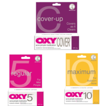 Acne Pimple Medication Cream - OXY 5 / OXY 10 / OXY Cover up - Benzoyl Peroxide - £15.56 GBP+
