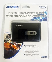 Jensen JSCR-50 Cassette Player Tape Convertor to MP3 w/Encoding to Computer - £15.26 GBP