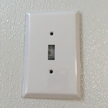 (3) TayMac ~ Jumbo Metal Smooth White Single Toggle Switch Wall Plates ~... - $9.67
