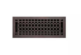 New 4&quot; x 10&quot; Oil Rubbed Bronze Honeycomb Brass Floor Register by Signature Hardw - £31.56 GBP