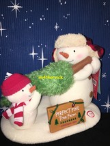 Hallmark 2014 The Perfect Tree Snowman Plush Jingle Pals - $89.99