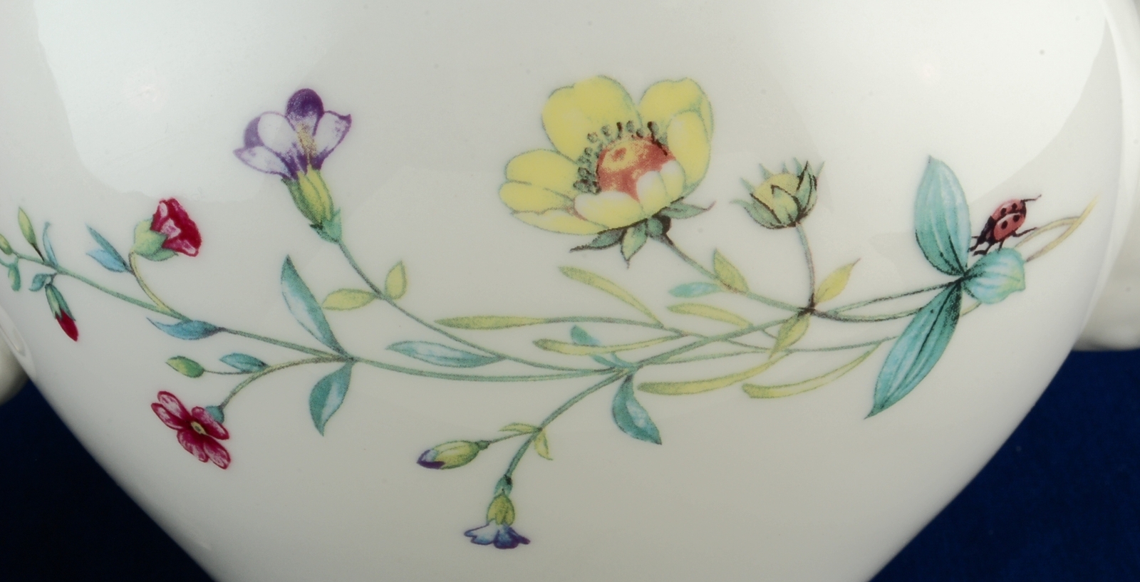 Gracie Caroline's Wild Floral China Teapot 4-Cup Capacity Excellent Item image 4
