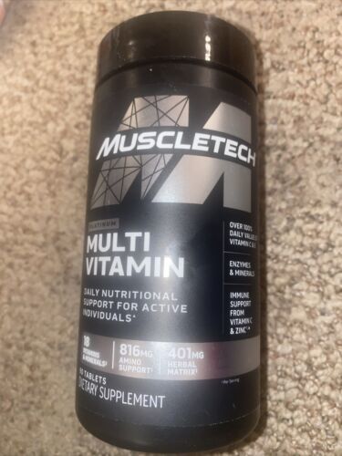 MuscleTech Platinum Multivitamin for Immune Support 18 Vitamins & Minerals - $19.99
