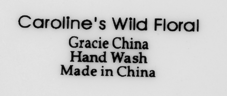 Gracie Caroline's Wild Floral China Teapot 4-Cup Capacity Excellent Item image 6