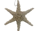 Seasons of Cannon Falls Christmas Ornament Gold Twisted Wire Star Hanging - £5.64 GBP