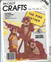 McCALL&#39;S PATTERN 2748 SZ MEDIUM ADULT COSTUME THE PINK PANTHER UNCUT - £11.73 GBP