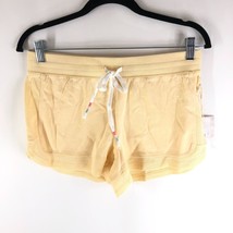 PJ Salvage Everyday Fade Away Shorts Pajama Lounge Pull On Drawstring Yellow M - £13.02 GBP