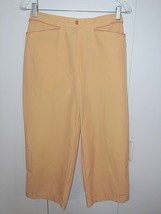 REEBOK LADIES 100% NYLON CROPPED PANTS-M-PALE ORANGE-GENTLY WORN-LIGHT/C... - £6.75 GBP