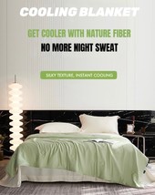 Silky bamboo fiber cooling blanket duvet for hot sleepers night sweats 588874 thumb200