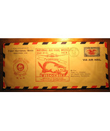 1938 National Air Mail Week Manitowoc Wisconsin Dated 5-15 through 21-1938 - £7.80 GBP