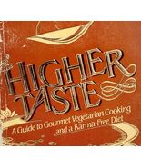 1983 Higher Taste Gourmet Vegetarian Vintage Pocketbook Karma Free Recipes - $27.86 CAD