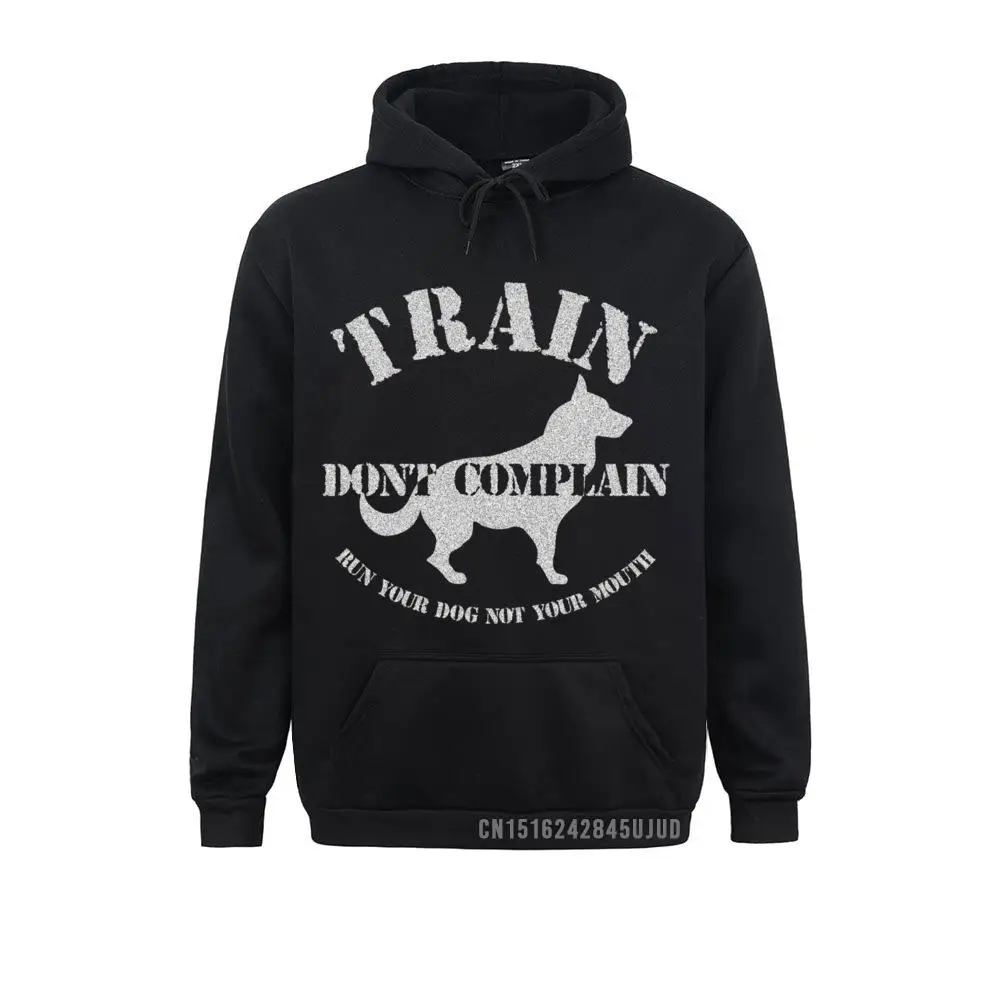 Funny Dog Training Trainer Gift Train Don&#39;t Complain Pullover Hoodie Men s Winte - £137.56 GBP