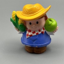 Farmer with Corn - Fisher Price Little People - Farm Replacement / Addition 2007 - £5.02 GBP