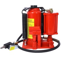 12-Ton Air Hydraulic Bottle Jack - Red - £92.57 GBP