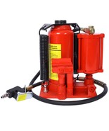 12-Ton Air Hydraulic Bottle Jack - Red - $2,132.04 MXN