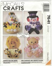 McCall's 7641 Gift Basket Crafts Pattern Baby Shower, Easter, Christmas Uncut - $7.83