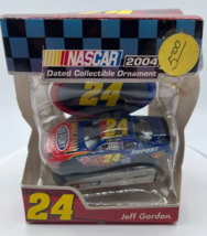 NASCAR Jeff Gordon #24 Dupont Collectible Trevco Ornament Dated 2004 - £5.97 GBP