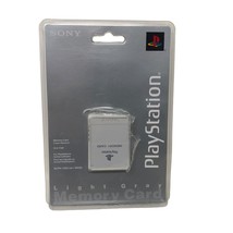 Official Sony PlayStation PS1 Memory Card - Light Gray SCPH-1020 - £39.14 GBP