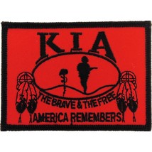 KIA The Brave and the Free America Remembers Patch 1&quot; - £7.23 GBP
