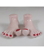 Vintage Fairway Bare Feet With Red Toenails Salt &amp; Pepper Shakers Japan - $214.11 MXN