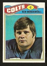1977 Topps Football Card # 13 Baltimore Colts Ken Mendenhall vg  ! - £0.39 GBP