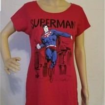 Superman man of Steel red shirt girls XXL 2xl dc - £6.79 GBP