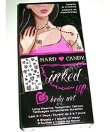 Hard Candy "INKED UP" Body Art Long Wearing Temporary Tattoos (Hearts and Cro...
