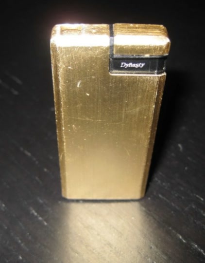 Vintage DYNASTY GOLD Tone Gas Butane Lighter Made in JAPAN - $4.99