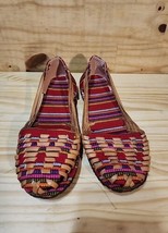 Woven Size 9.5 Slip On SHOES Mexican LOAFER Colorful - $11.64