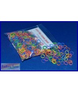 Latex Free Elastic Bands, RAINBOW, 3/8&quot;, Dog Grooming, Crafts, Bow Makin... - $13.99